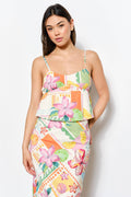 EXCLUSIVE TROPICAL PRINT CAMI