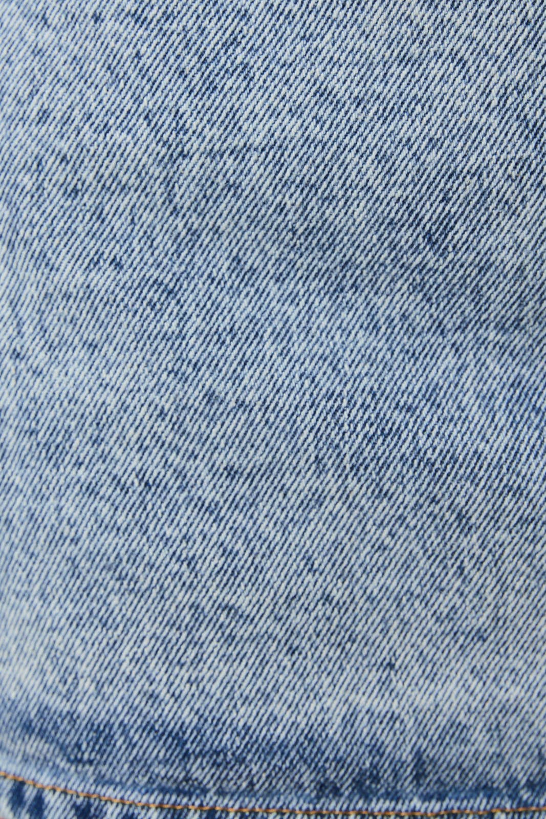 MID WAIST DENIM SKORT