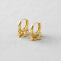 Star Design Hoop Earrings