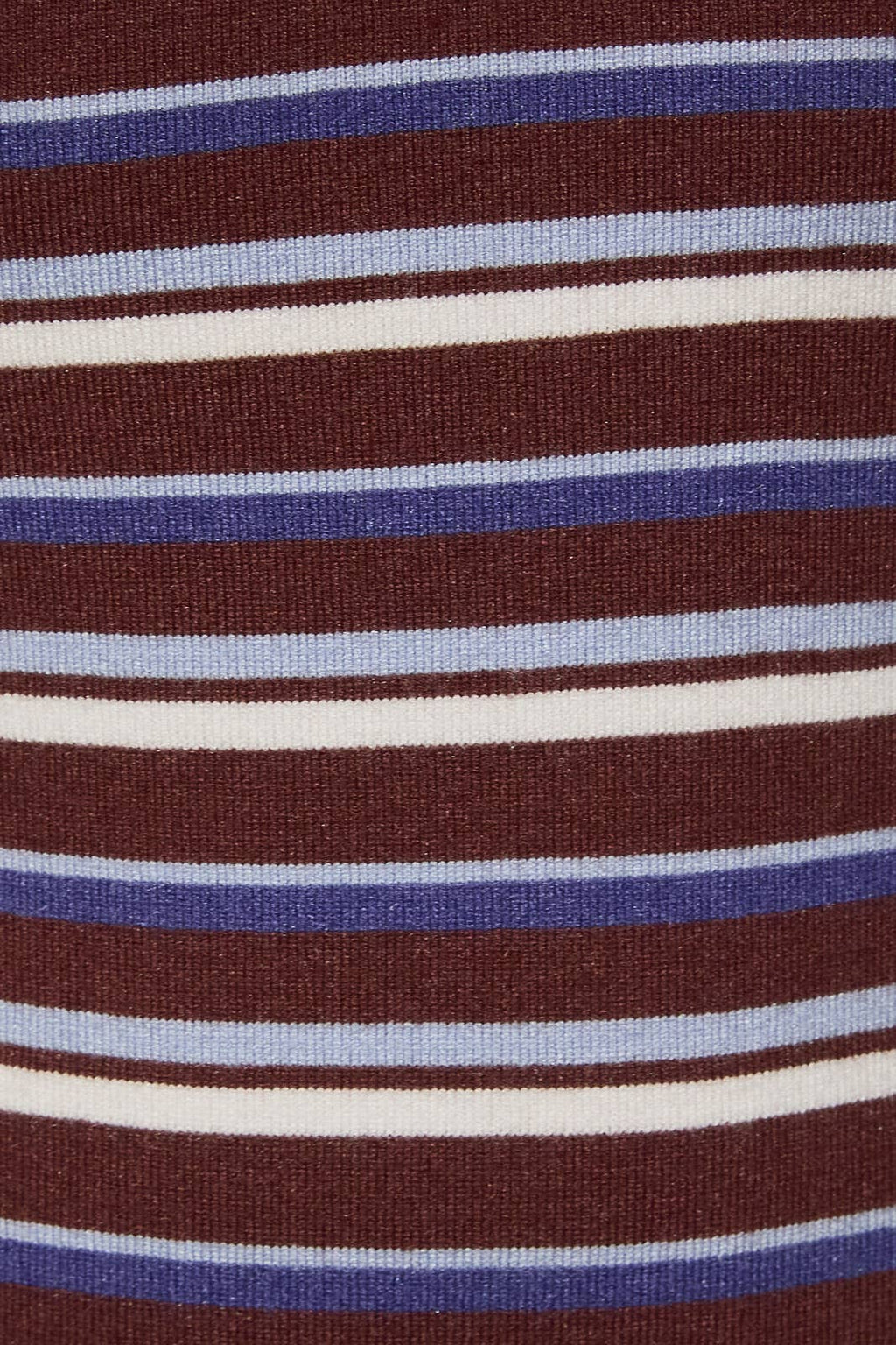 SLEEVELESS V-NECK STRIPED SWEATER MIDI DRESS