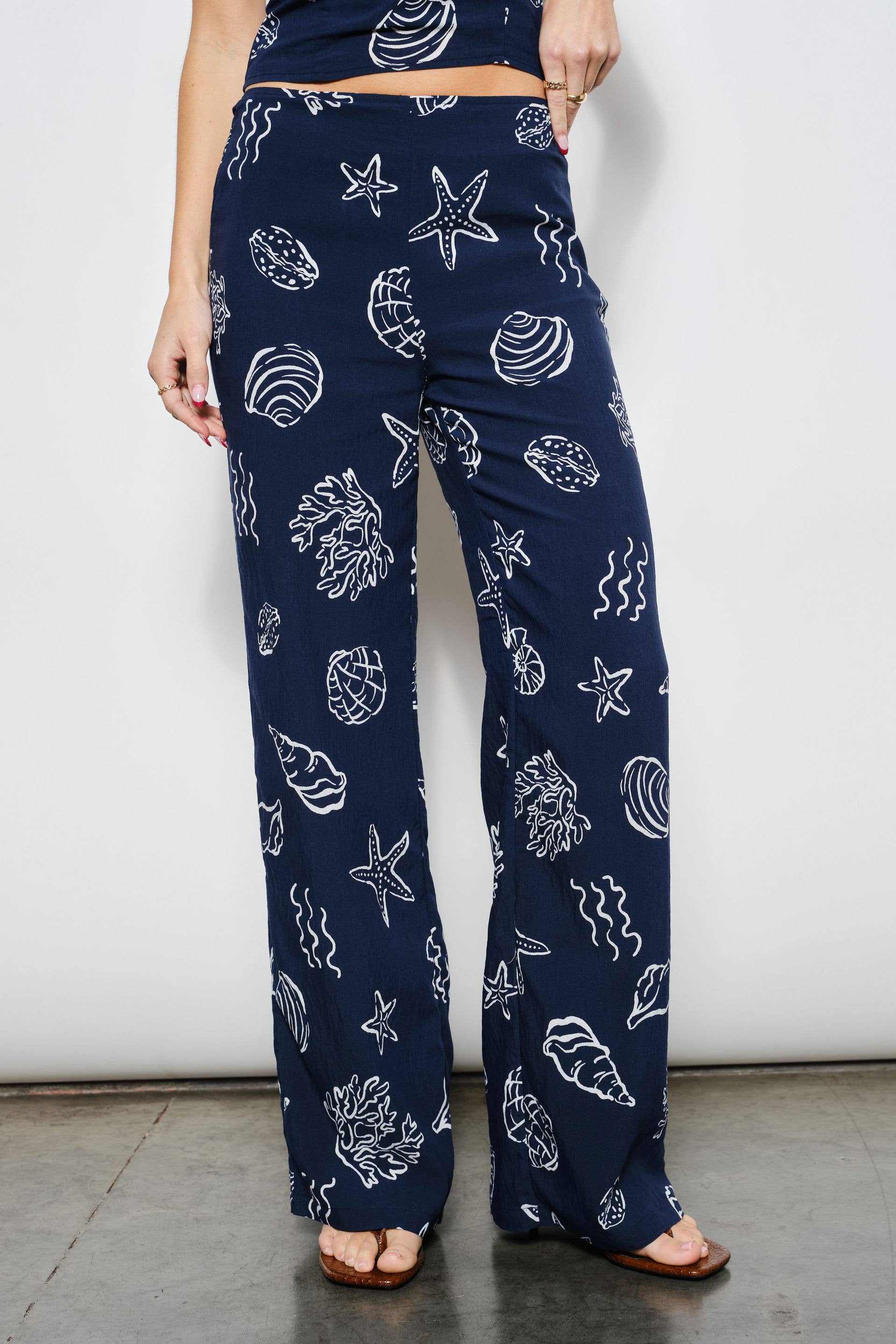 SAMMY SHELL PRINT PANTS