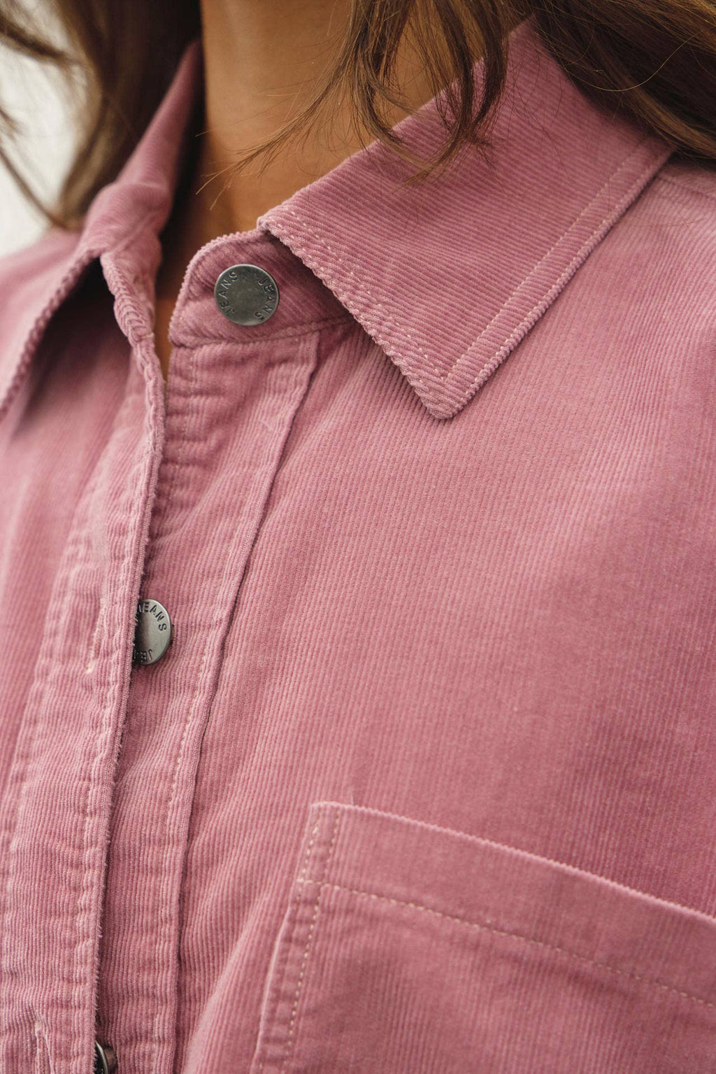 CORDUROY CROPPED SHACKET