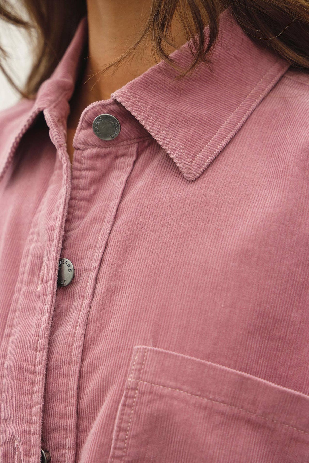 CORDUROY CROPPED SHACKET