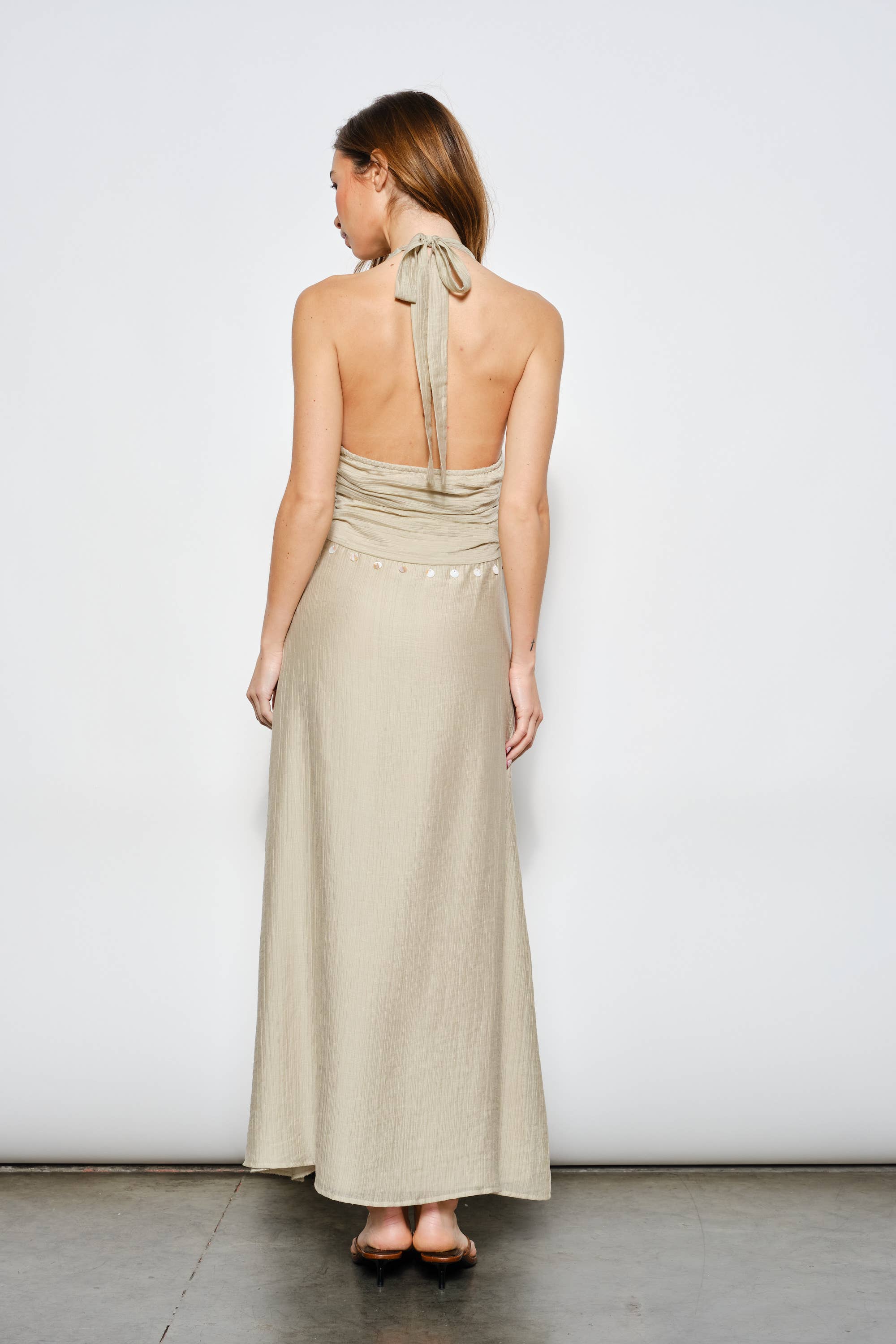 ORIELLE SHELL MAXI DRESS