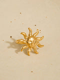 Solstice 18K Gold Non-Tarnish Boho Sun Statement Ring