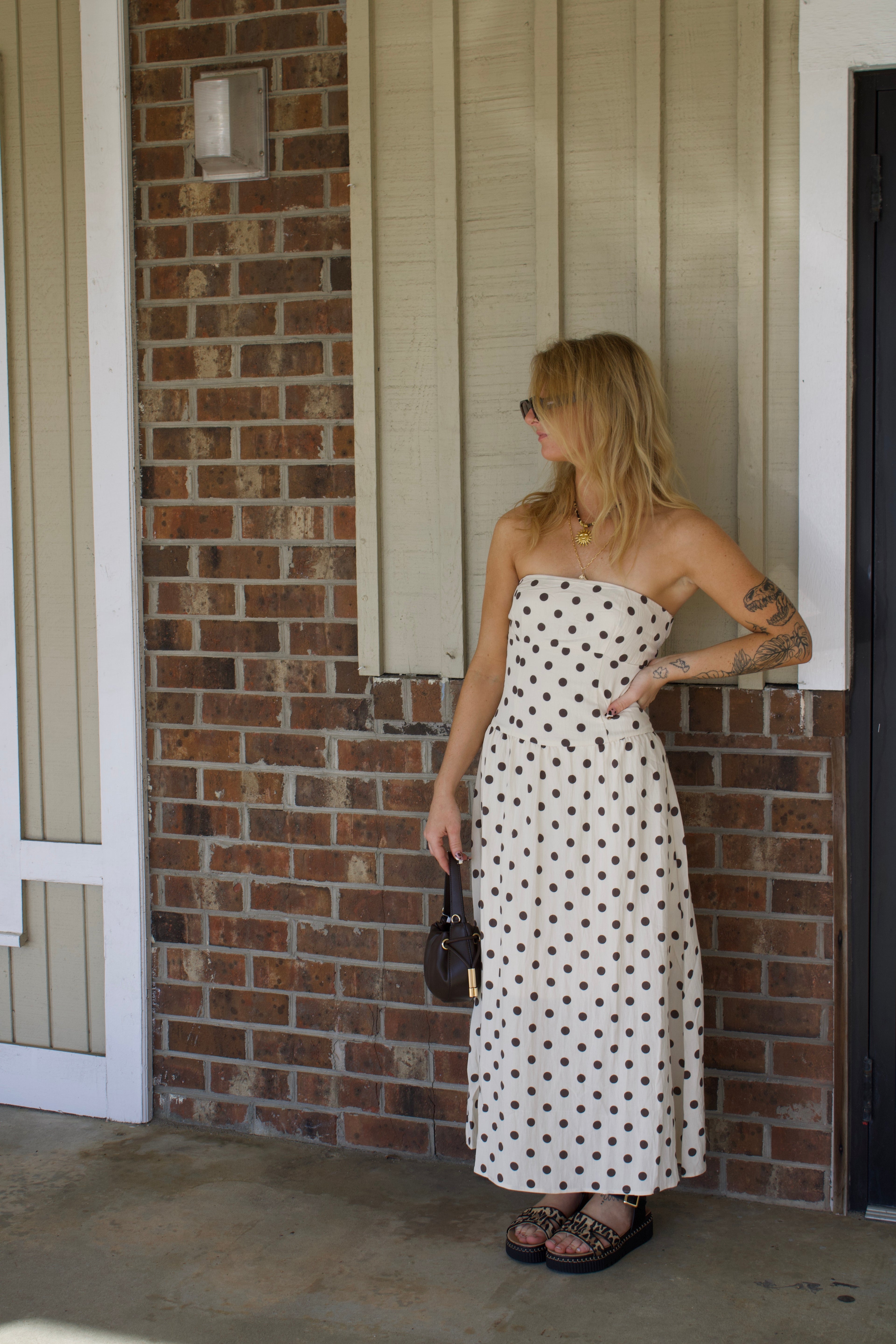 The Sweet Escape Polka Dot Midi Dress