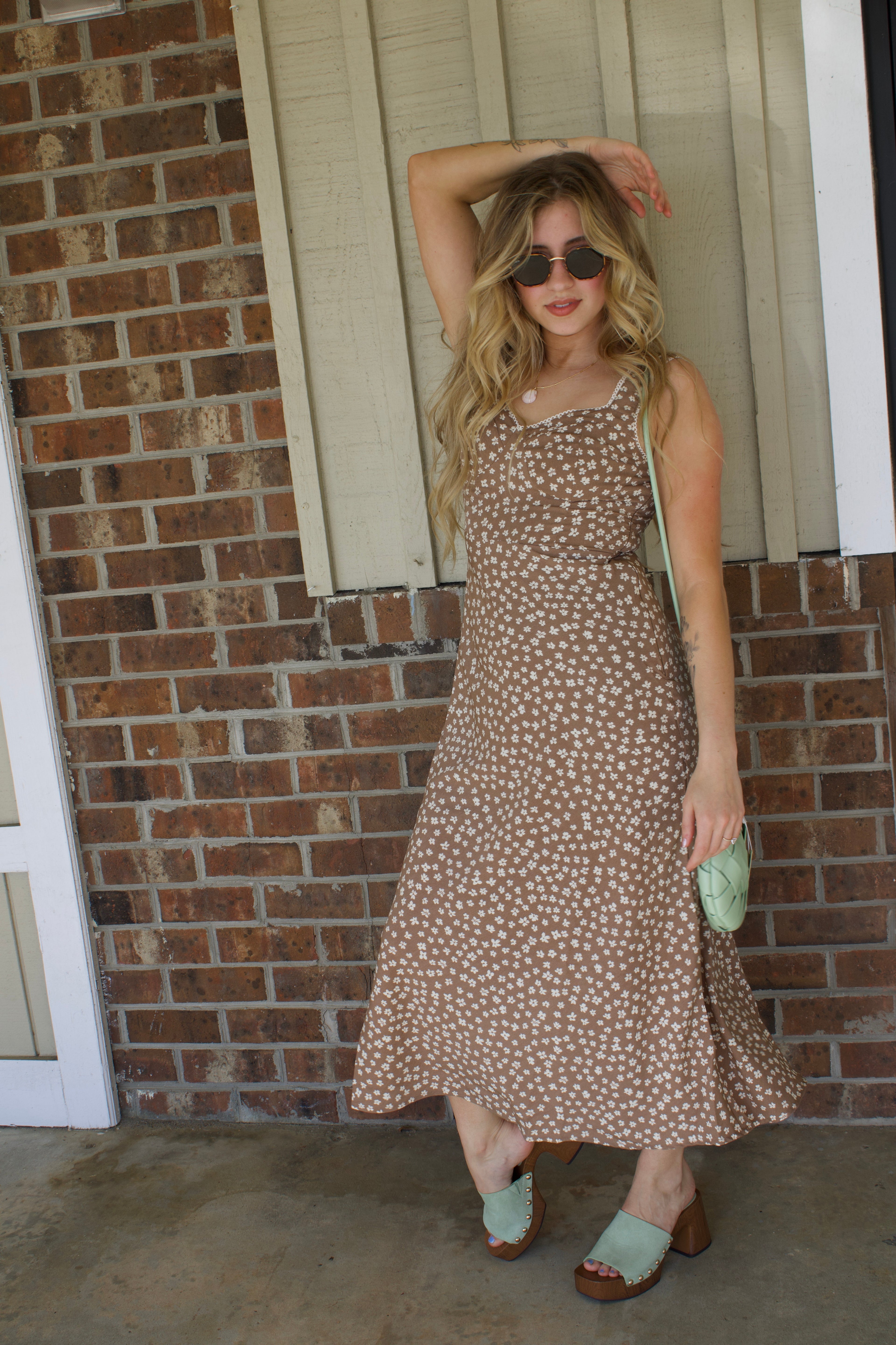 Floral Sweetheart Dress