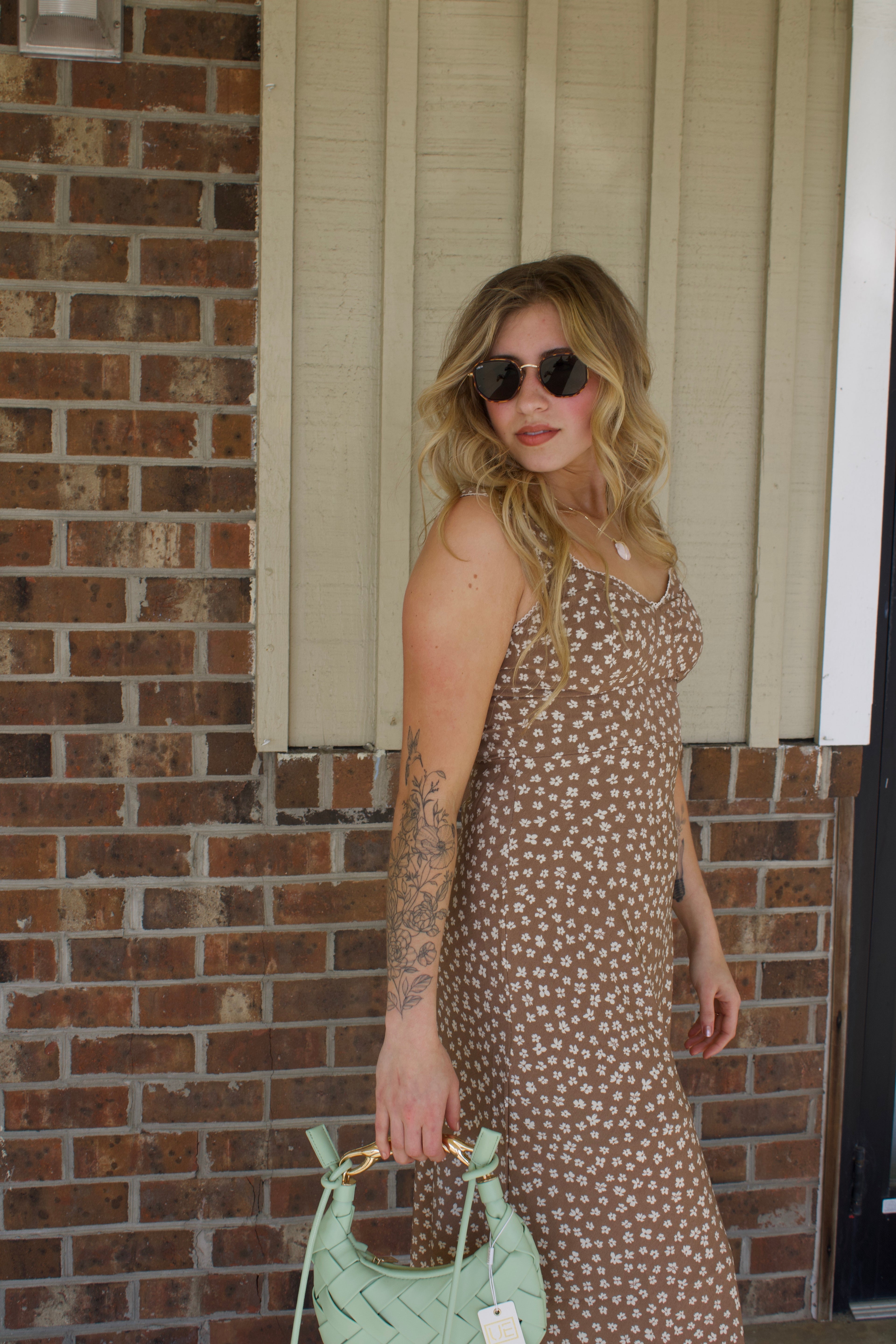 Floral Sweetheart Dress