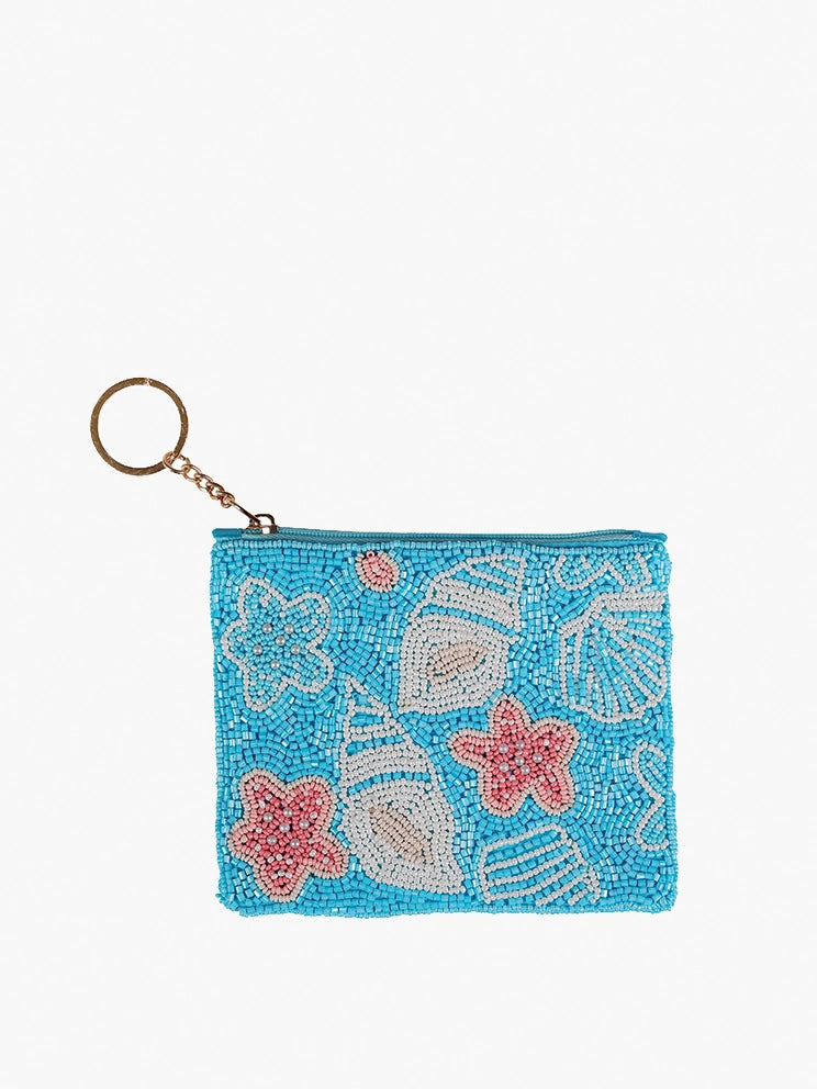 Salty Sister Beaded Coin Pouch