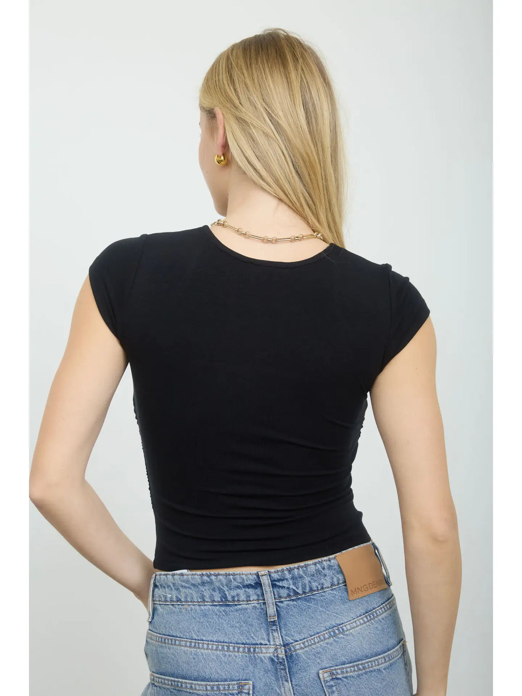 Short Sleeve Square Neck