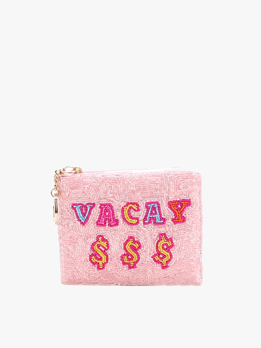 Salty Sister Beaded Coin Pouch