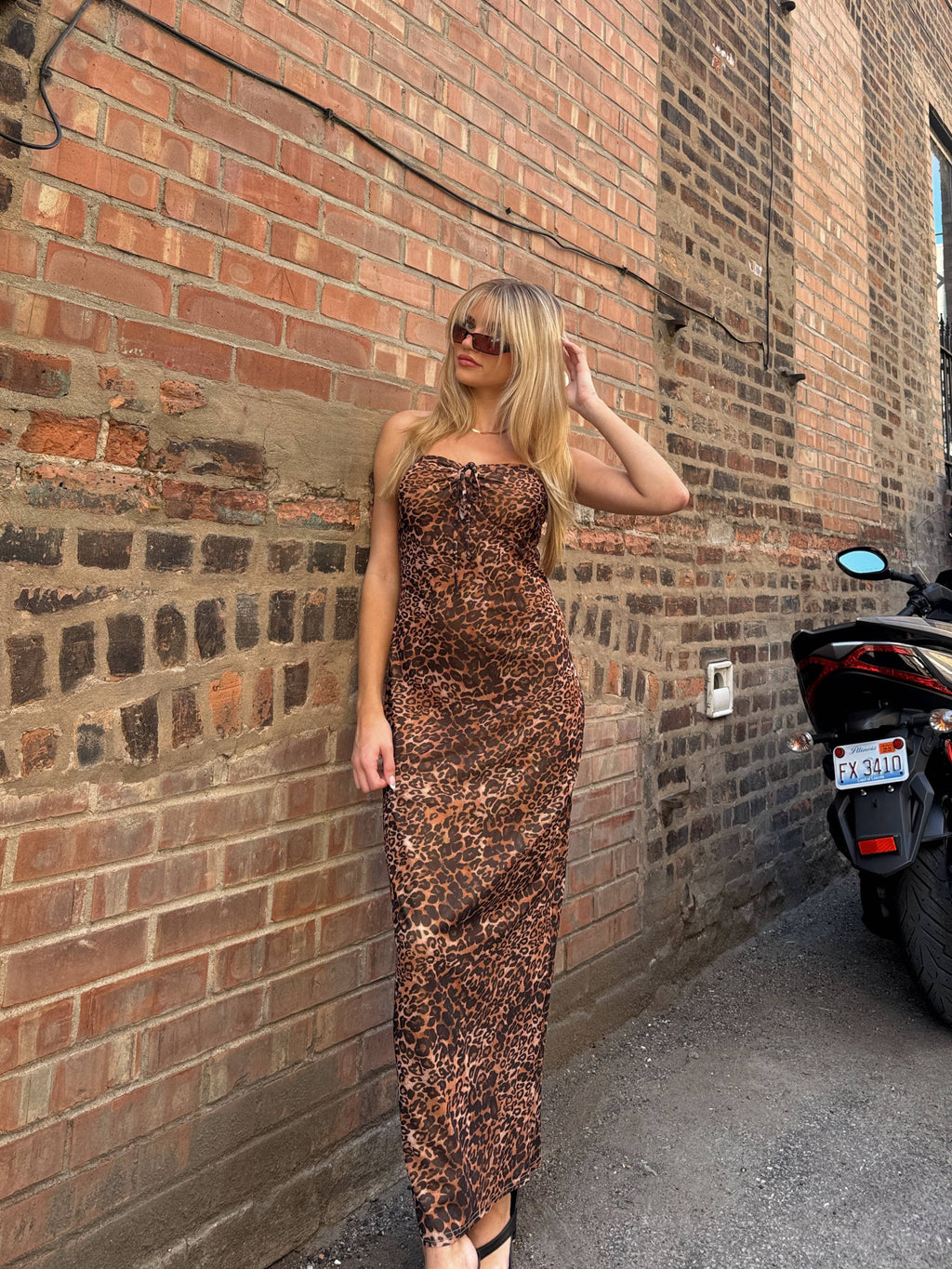 Wild Side Key-Hole Dress