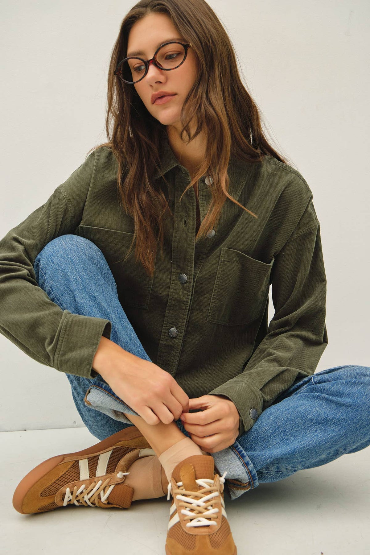 CORDUROY CROPPED SHACKET