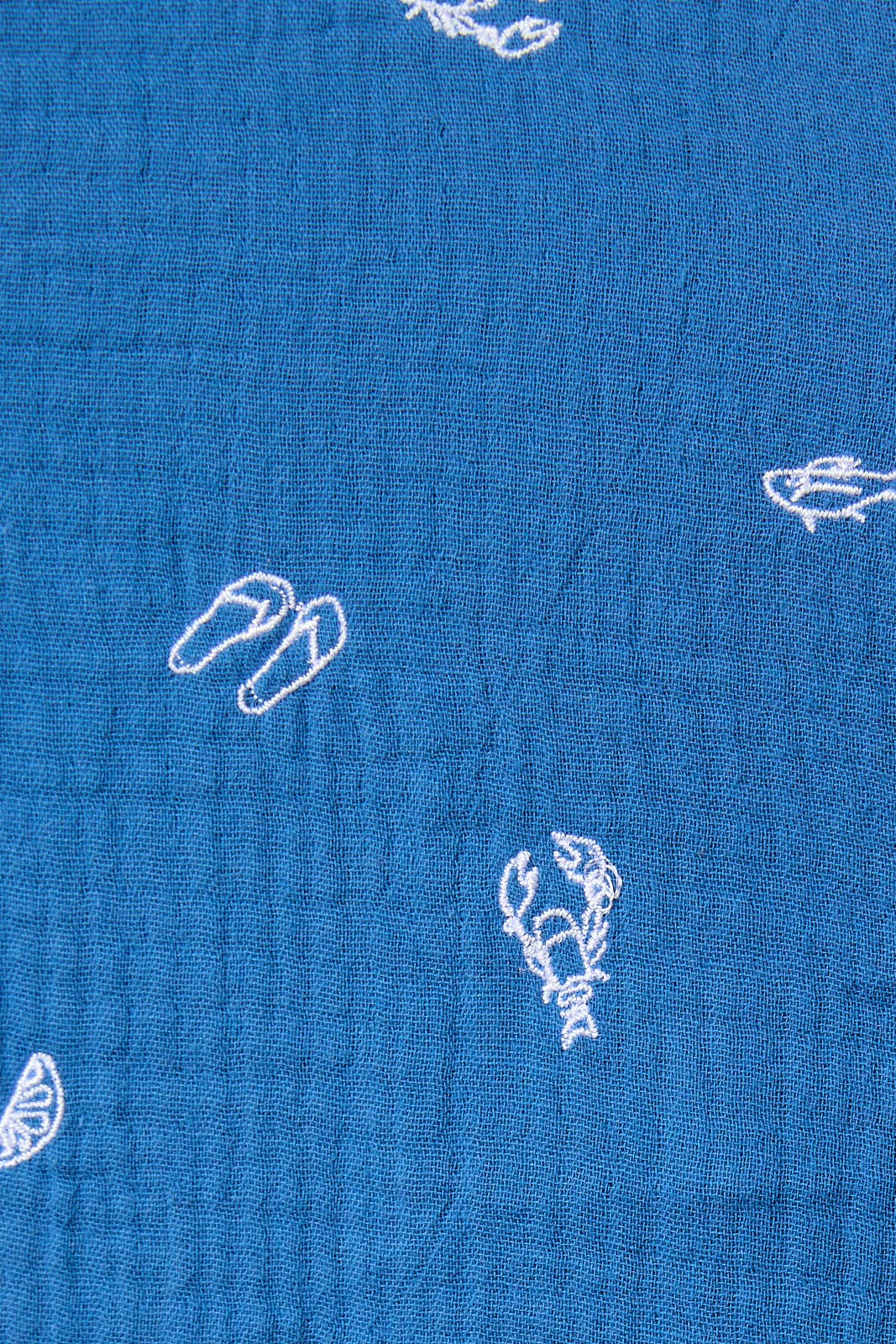 EMBROIDERED DETAIL PAJAMA SHORTS