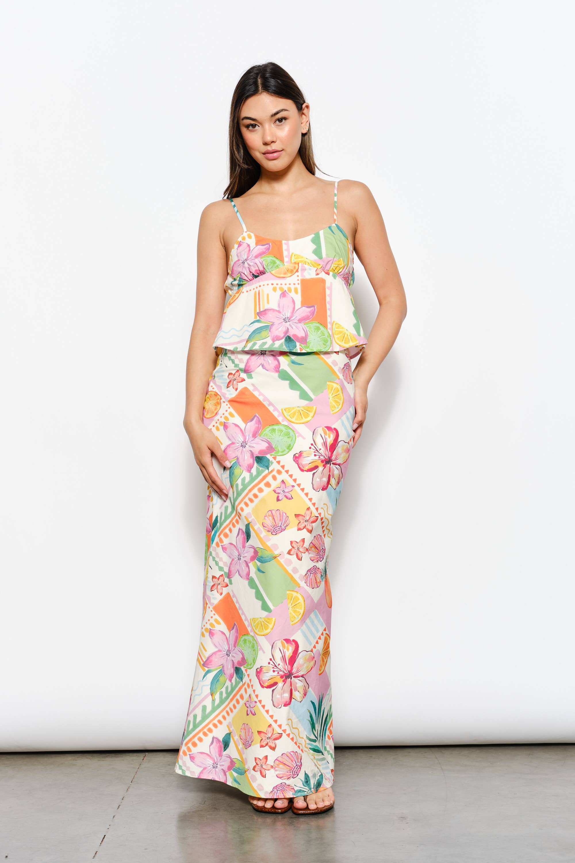 EXCLUSIVE TROPICAL PRINT CAMI