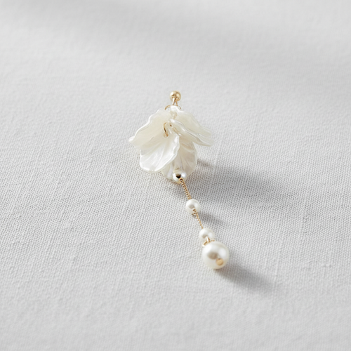 Acrylic Long Tassel Pearl Earrings