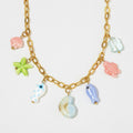 Colorful Ocean Fish Pendant Necklace