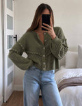 Pom Cardigan