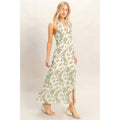 Floral Halter Neck Dress