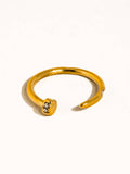 Vexa 18K Gold Non-Tarnish Wrap Around Nail Ring