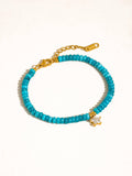Rocca 18K Gold Non-Tarnish Beaded CZ Bracelet