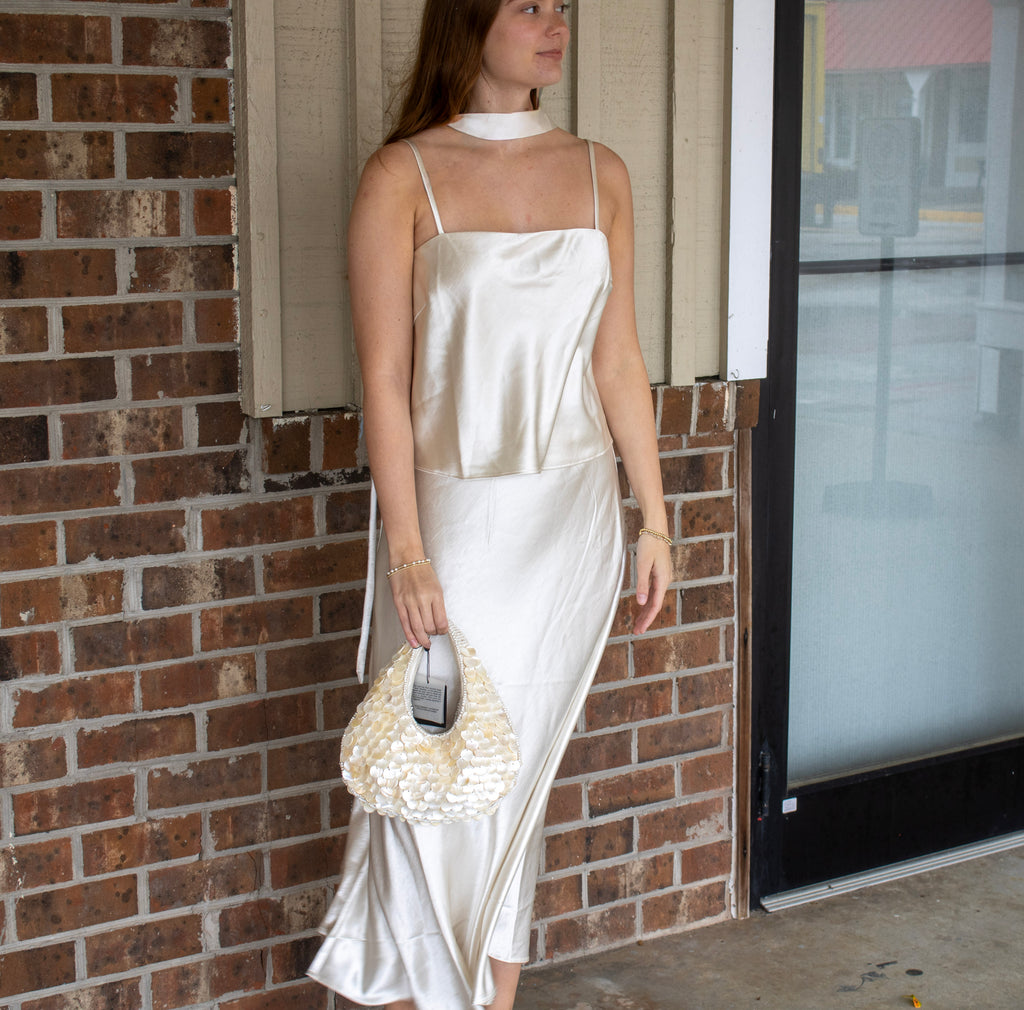 Cyra Neck Tie Top