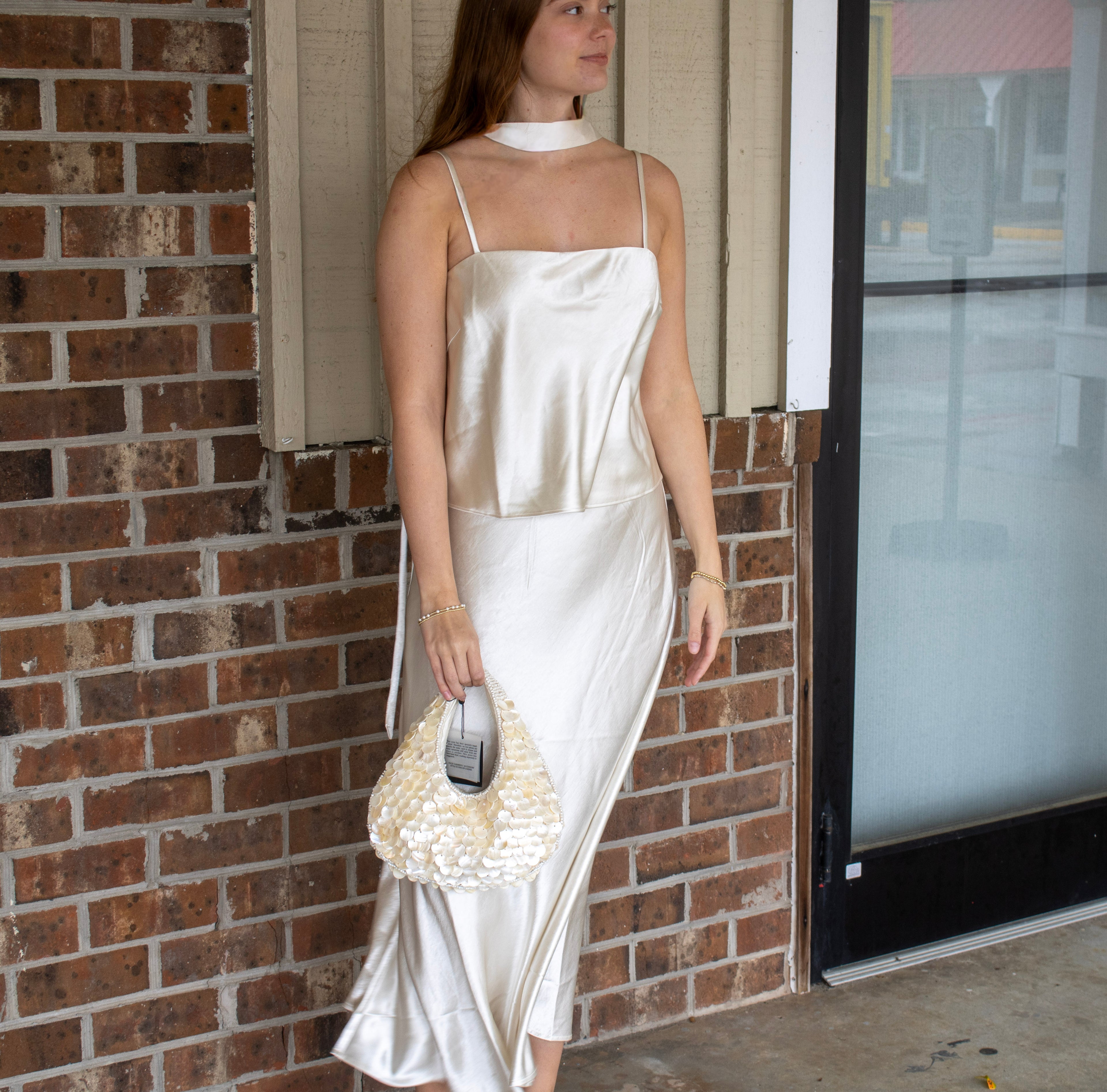 Cyra Neck Tie Top