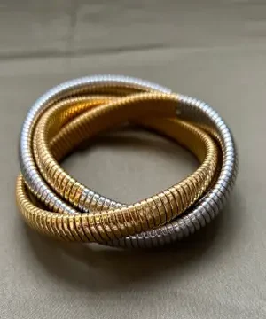 Infinity Multi Layered Bracelet Two-Tone