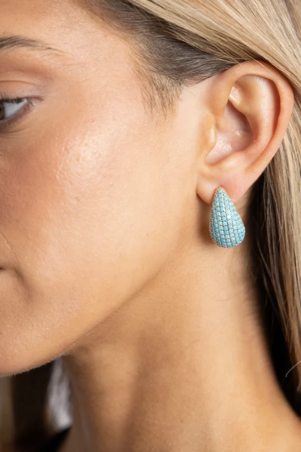 Celine CZ Raindrop Earrings