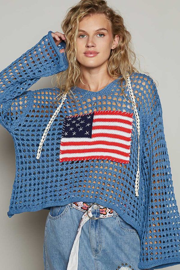 american flag sweater
