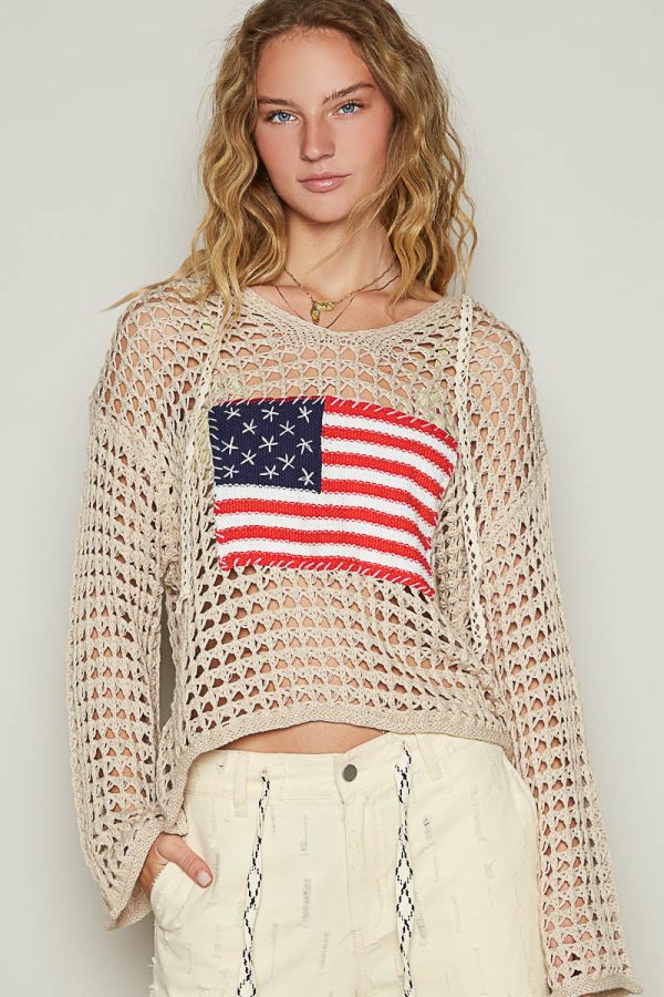 american flag sweater