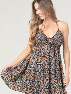 smocked halter dress