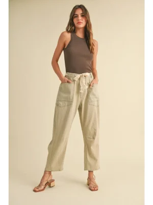 Striped Cotton Pant